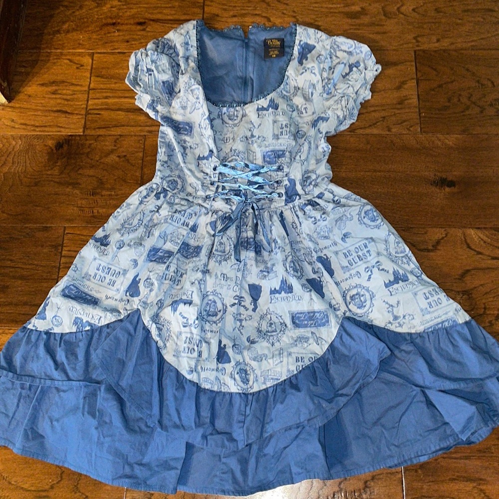 Disney Beauty and the Beast Dress, Ladies Small